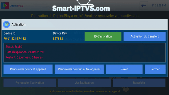 Duplex-iptv.net notification d'application