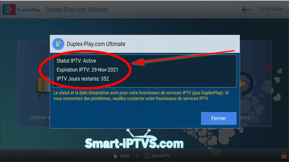 Duplex-iptv-notification-IPTV